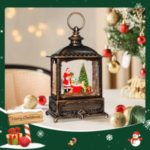 musical water lantern christmas decor