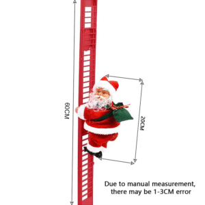 Musical Climbing Ladder Santa Ornament5