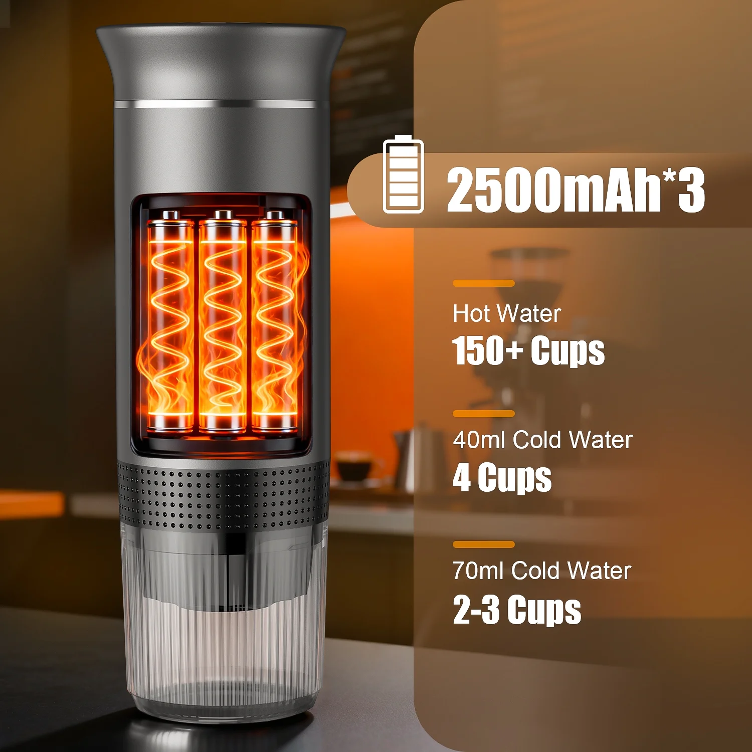 Portable 3-in-1 Espresso Machine | Mini Coffee Maker for Travel 5 Portable 3-in-1 Espresso Machine | Mini Coffee Maker for Travel - Image 5