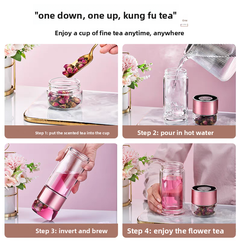 Advanced Tea Cup for Separating Water and Tea Leaves 2 Advanced Tea Cup for Separating Water and Tea Leaves - Image 2