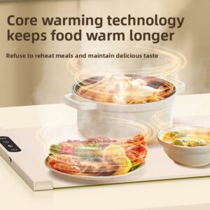 Smart Home & Kitchen Gadgets 9 Foldable Food Warming Tray with Digital Control