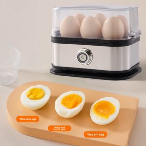 Small Electric Egg Cooker: Ideal for Quick Breakfasts at Home or Work
