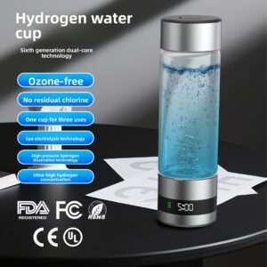 Smart Home & Kitchen Gadgets 8 Hydrogen Water Generator Cup for Daily Health & Detox Support