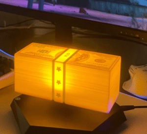 Magnetic Levitation Money Lamp